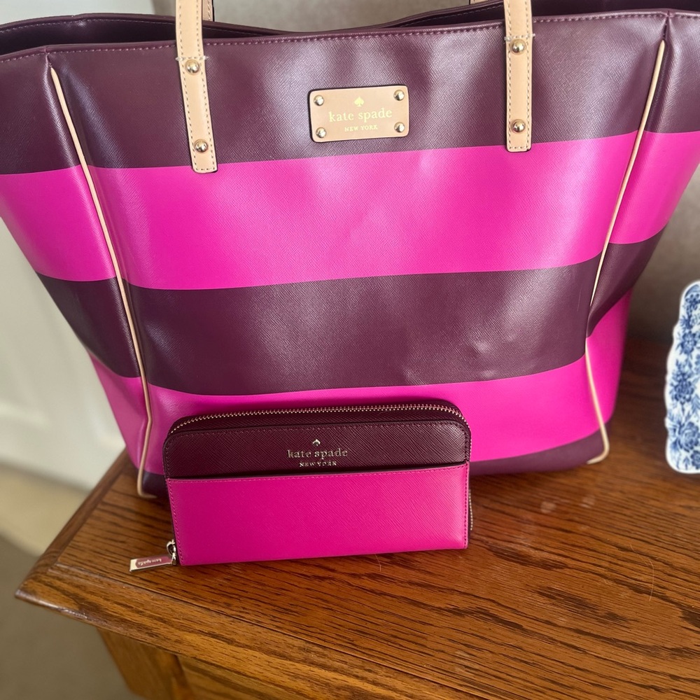 Beautiful Kate Spade Neverfull Bag & Matching Wallet